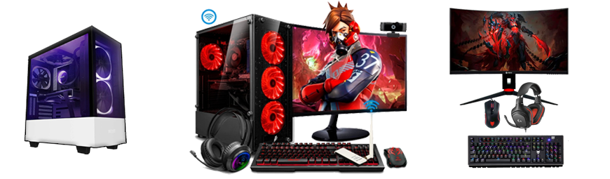 PCS de escritorio para Oficina , Trabajo de Ingenieria y Juegos